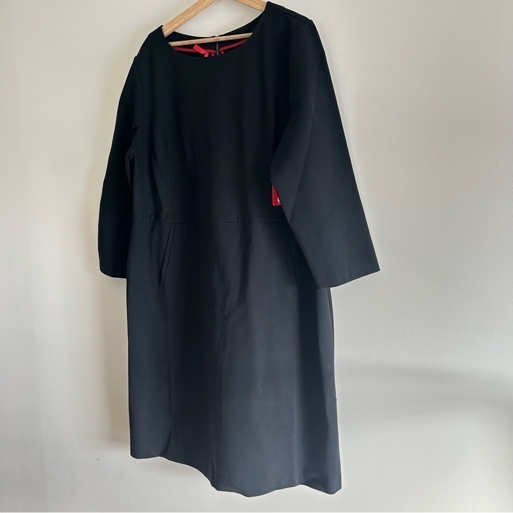 Spanx Perfect 3/4-Sleeve Mini Shift Dress Black NWT Size XXXL - Picture 3 of 8